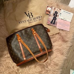 Vintage Boho Louis Vuitton Tote